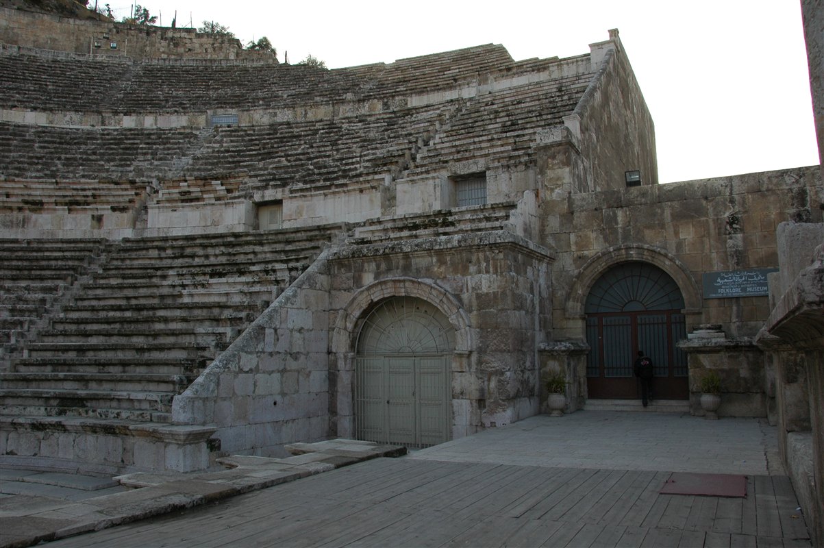 Jordania, Amman, rzymski zabytek